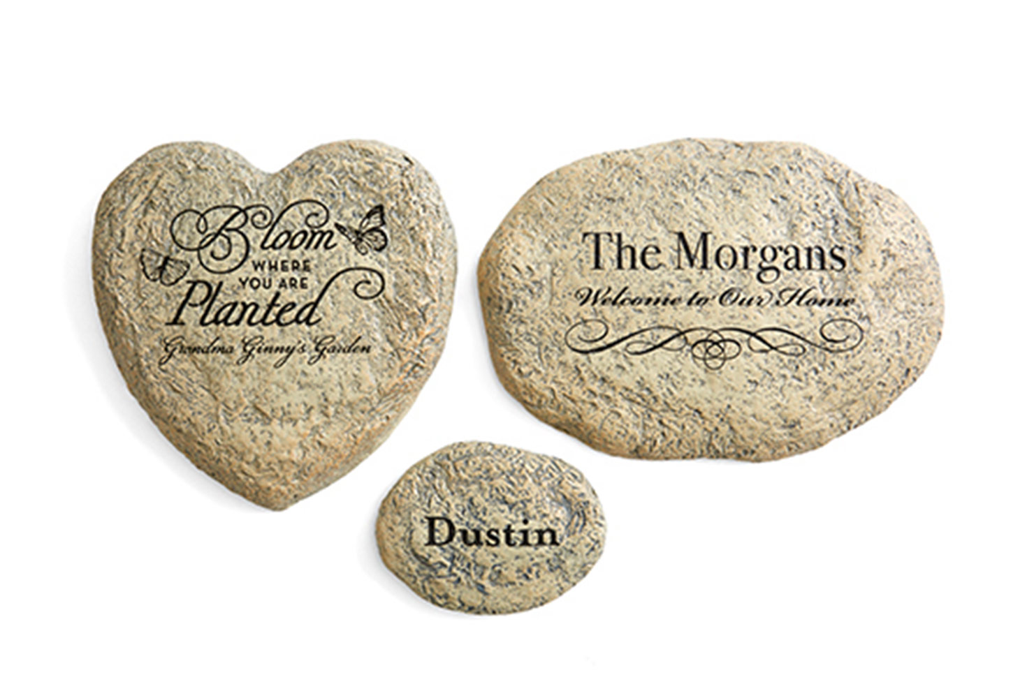 personalized garden stones with names