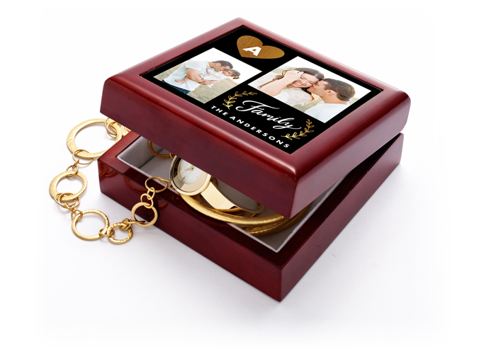 A cute keepsake box to be used as a valentine's day gift.